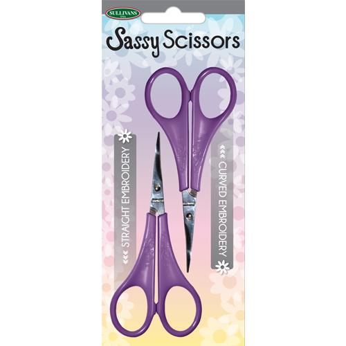 Embroidery Scissors – Floral – Purple Moose Designs